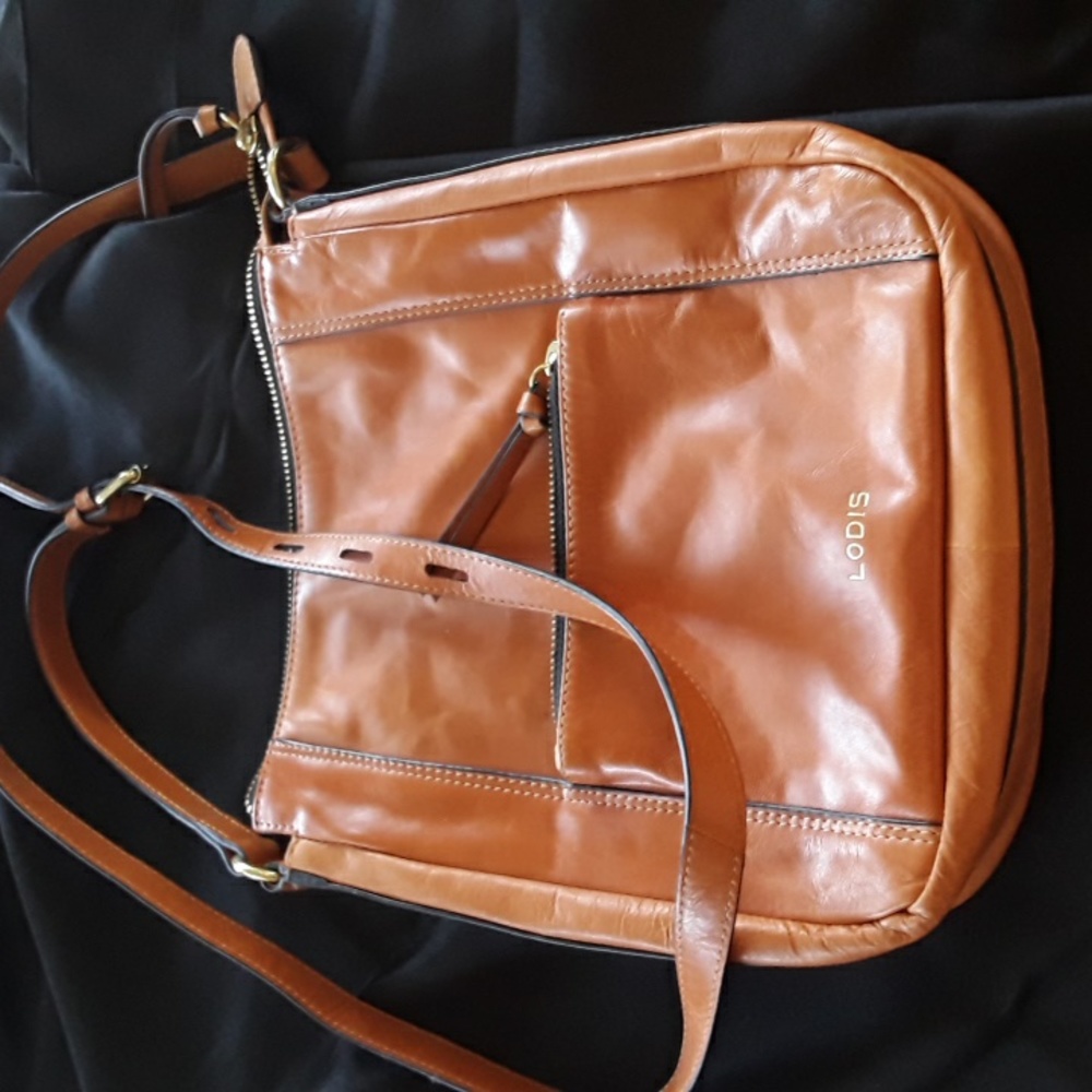 lodis shoulder bag leather new